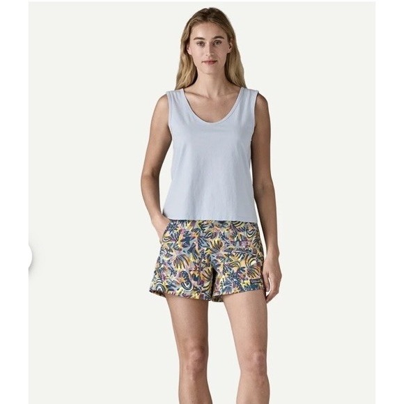 NWT Women's Patagonia 5" Baggies Shorts Nylon Pockets $69 Wild Botanist 57059 MD - Picture 2 of 11